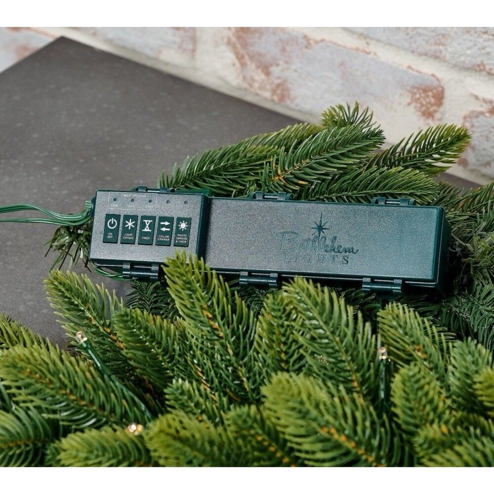 Bethlehem Lights Grand Radiance 6' Garland with 3-in-1 LEDs - Snow Spruce - Picture 2 of 2